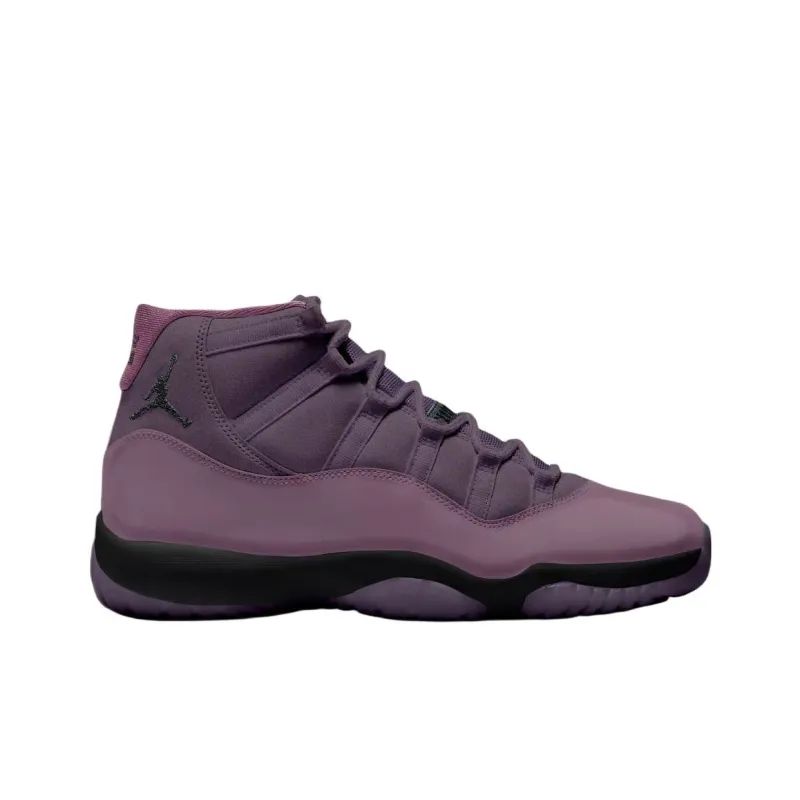 Jordan Air Jordan 11 Retro Anti Slip Wear Resistant High Top Vintage Basketball Shoes Men's Purple-1