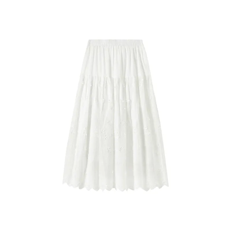 SENTUBILA Casual Long Skirt Women's-0