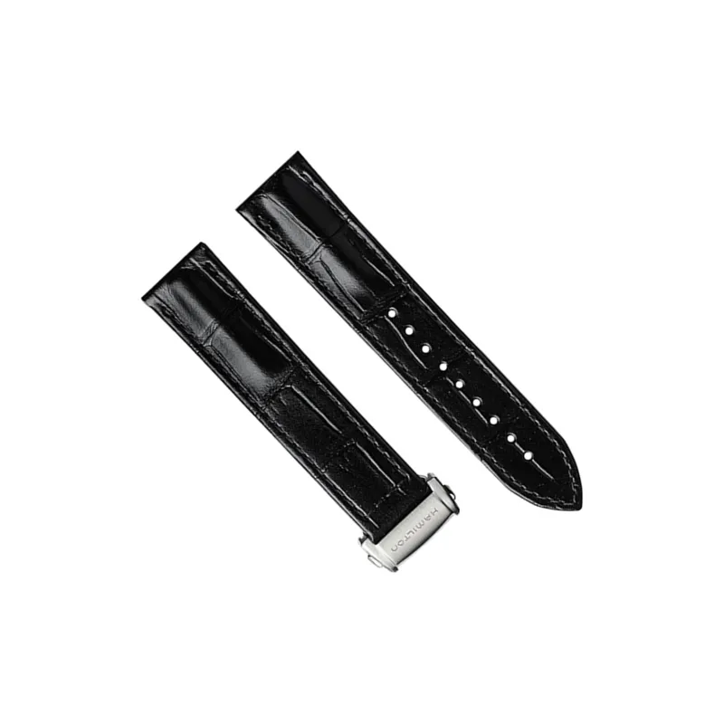 HAMILTON All Compatibility Watch Band Cowhide Leather Material-3