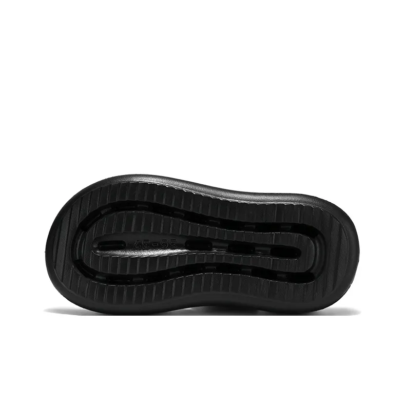 Binary EVA Slip Resistant Abrasion Resistant Slide Slippers Women's Black-3