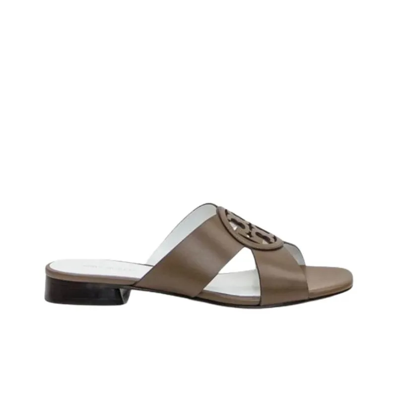 TORY BURCH Miller Slide Slippers Women's Brown-1