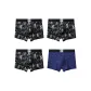 4 Pack (Black Print+Black Print+Black Print+Blue Print)