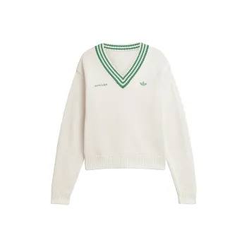 Adidas Originals Sporty & Rich V Neck Sweater