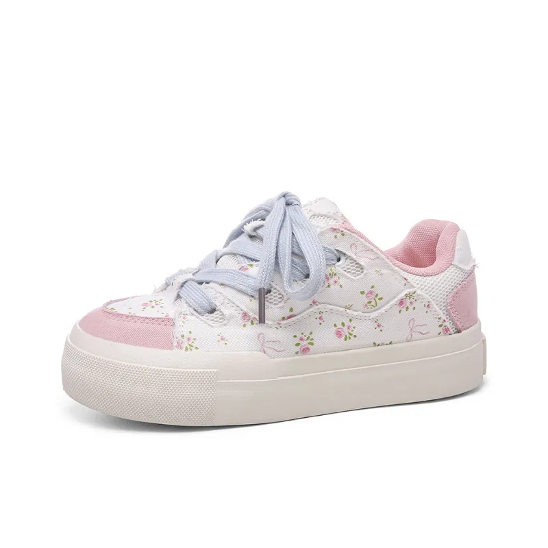 Cob Abrasion Resistant Lightweight Slip Resistant Low Top Skateboard Shoes Women's-5