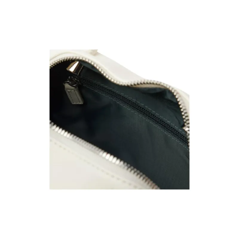 LACOSTE Lora Cow Leather Handbag Mini Women's White-5