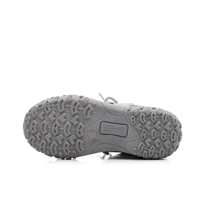 Warrior Coverage Slip Resistant Mid Top Casual Shoes Women's Silver Gray-4