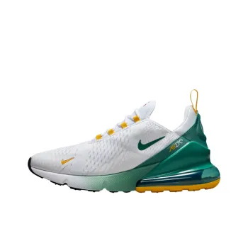 Nike Air Max 270 Anti Slip Wear Resistant Low Top Running Shoes Unisex White Green