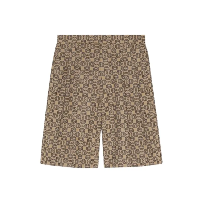 GUCCI SS23 Casual Shorts Men's Khaki-0