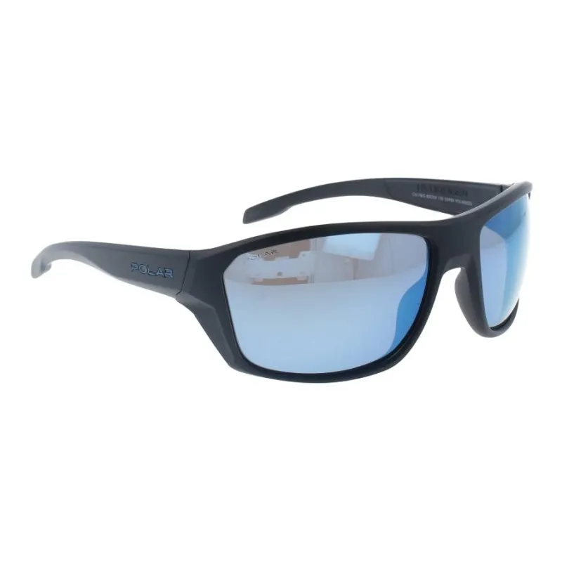 Polar Acetate Square Sunglasses Unisex Black-1