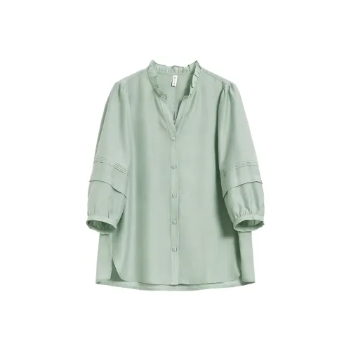 Mambe Shirts Women's Laurel Green