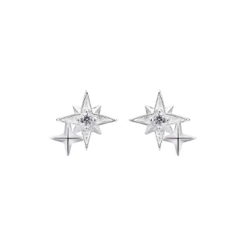 ALI THE FOX S999 Fine Silver Stud Earrings Women's