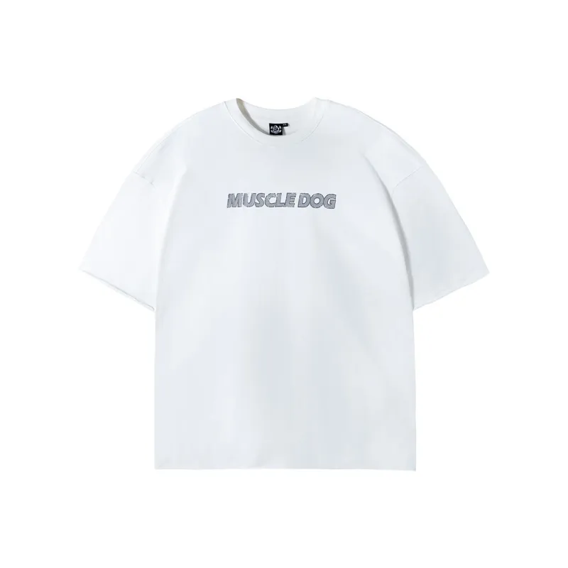 Muscle Dog T Shirts Men Ecru-0