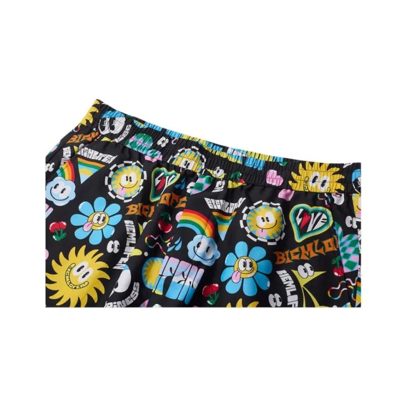 Biyin Leufen x Hattie Casual Shorts Men's 07 Black-2