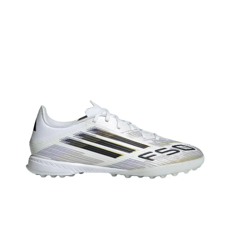 Adidas F50 League Anti Slip Wear Resistant Soccer Shoes Unisex White-1