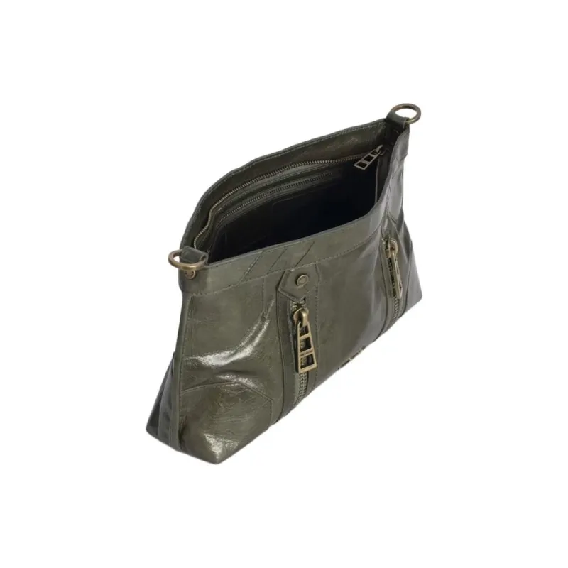 Zadig & Voltaire Cow Leather Shoulder Bag Women's Green-3
