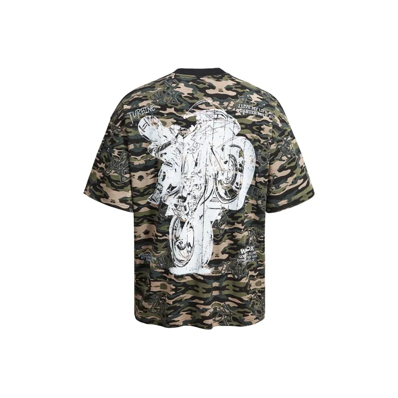 WILDX T Shirts Unisex Turbo Camouflage-1