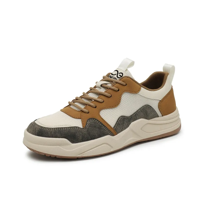 LINGPAO Shock Absorbers With Abrasion Resistant And Slip Resistant Properties Low Top Casual Shoes Men's-1