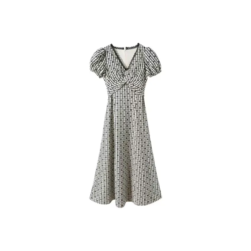 ABCMININ Short Sleeved Dress Women's-0