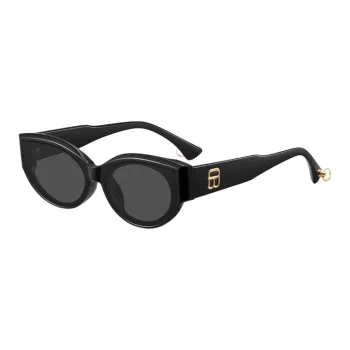 CAPONI TR90 Cat Eye Sunglasses Unisex Black