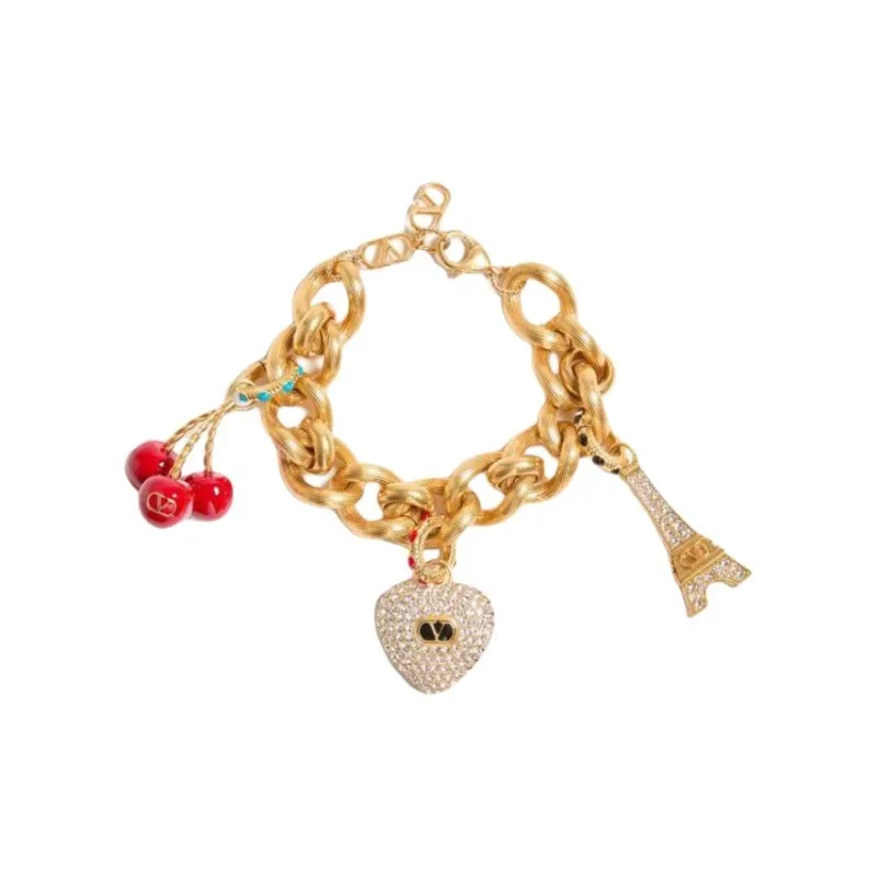 Valentino Metal Bracelets Women's Gold-0
