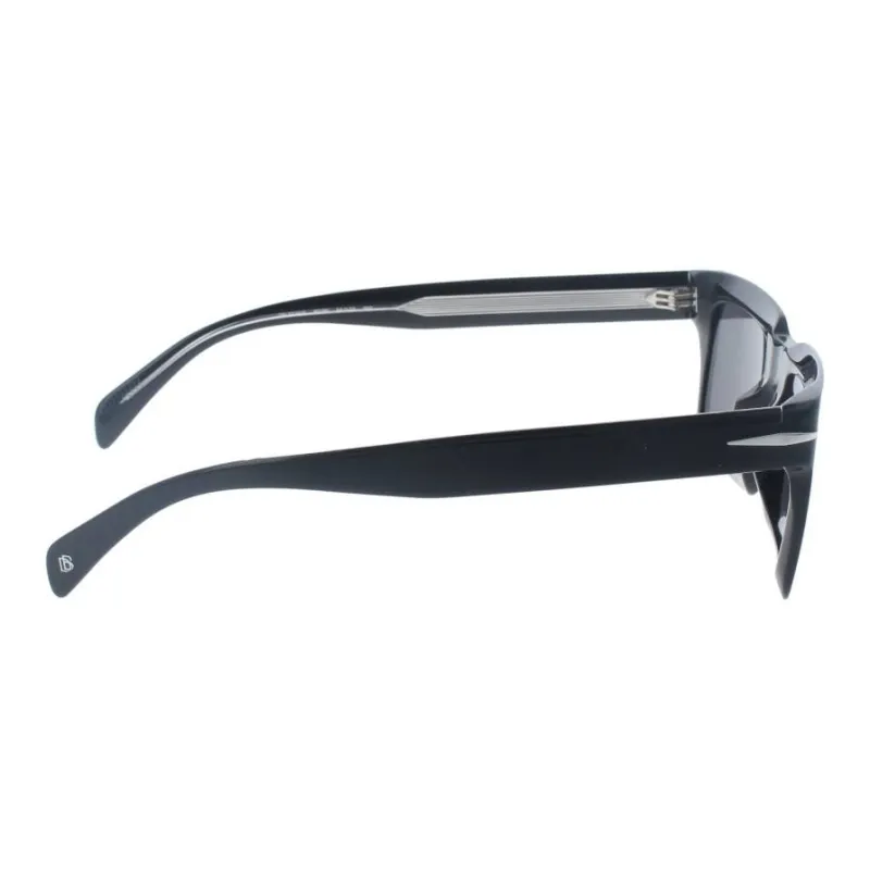 David Beckham Acetate Rectangular Sunglasses Men's Black-2