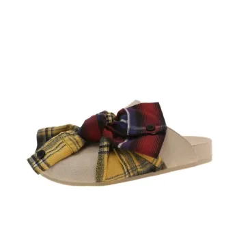 Dragon Dance Quiet Abrasion Resistant Closed Toe Slippers Women's