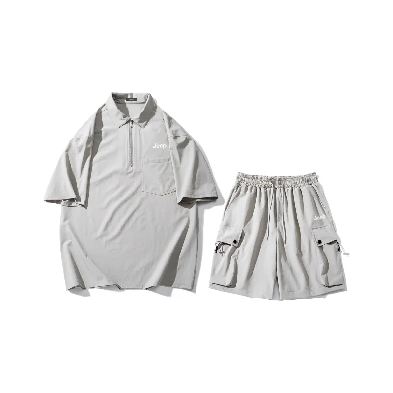 Jeep Casual Sportswear Unisex 2 Piece Set-10