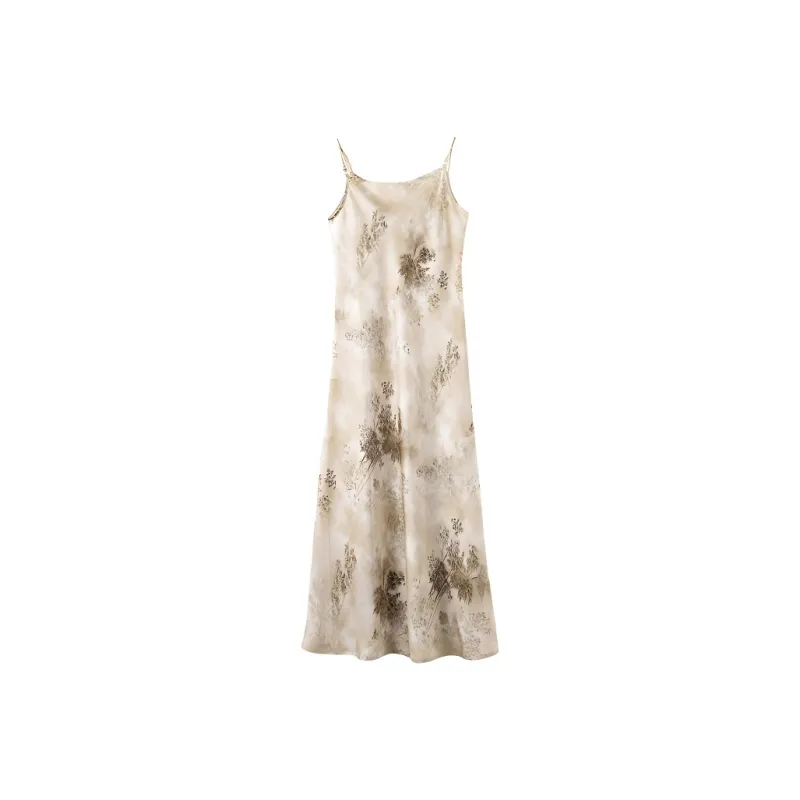 Late White Slip Dresses Women's Multicolor-1