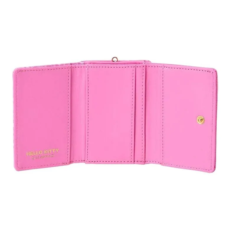 Sanrio Synthetic Leather Wallet Women's Pink-2