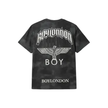 Boy London T Shirts Unisex Gray