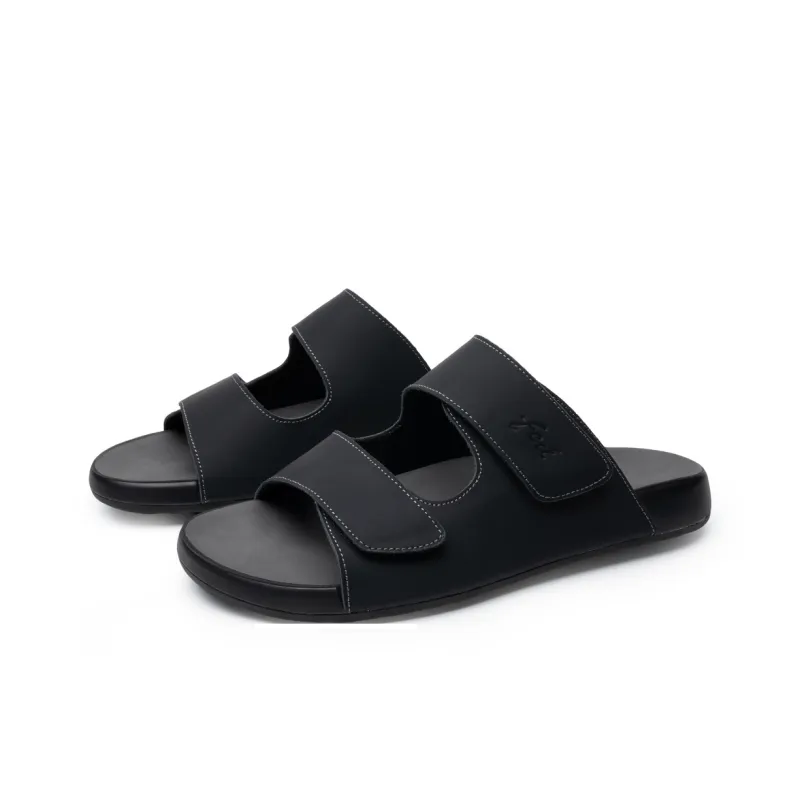 FED Slide Slippers Men Black/Khaki-2