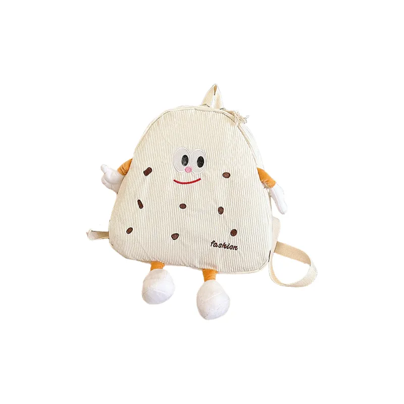 Kewuku Corduroy Backpack Women's White-0
