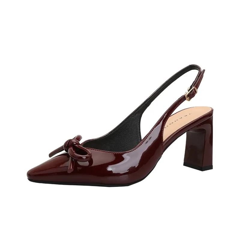 TATAYA Chunky Heel High Heels 8cm Women's-11