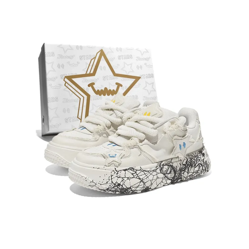 Stateof Stars Anti Slip Wear Resistant Low Top Skateboard Shoes Unisex-19