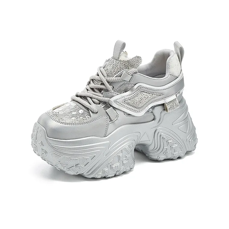 Chibang Lightweight Low Top Chunky Sneakers Women's-0
