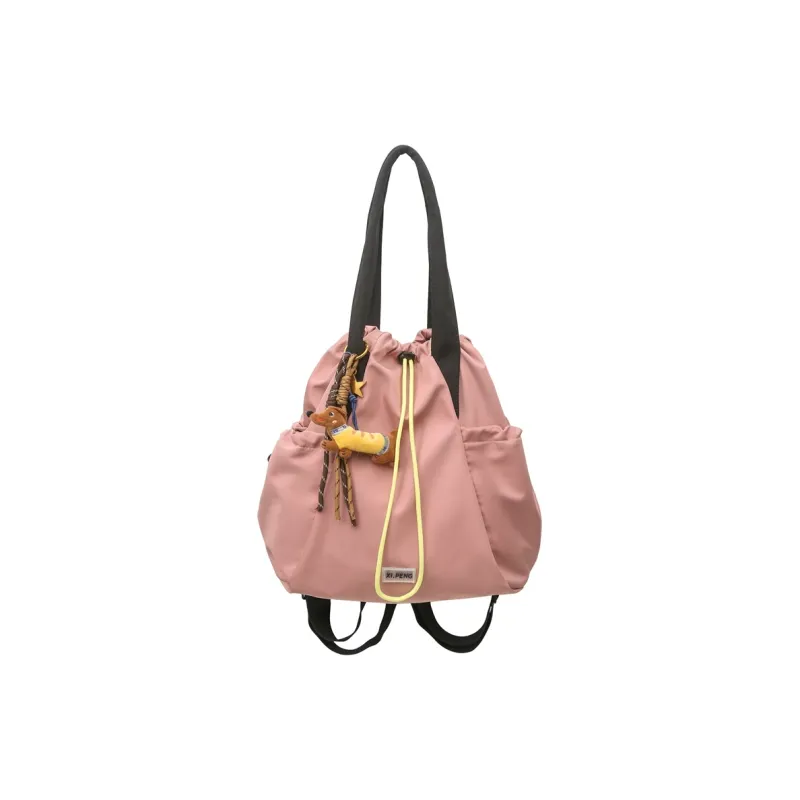 BAODIDAISHU Nylon Backpack Women's White/Silver/Black/Red/Yellow-13