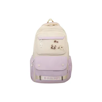 SUN EARTH &U Nylon Backpack Unisex Multicolor