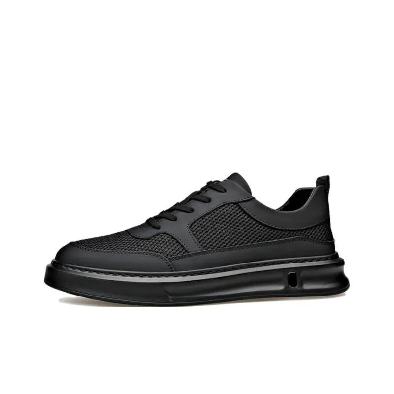 PT'SON Men's Casual Shoes Men's Black-0