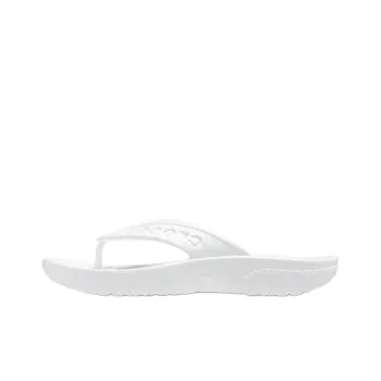 Crocs Baya 2 Slip Resistant Flip Flops Unisex White
