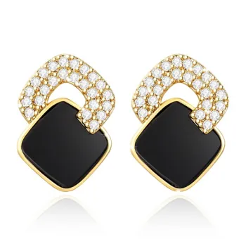 QIMEILA Copper Alloy Stud Earrings Women's
