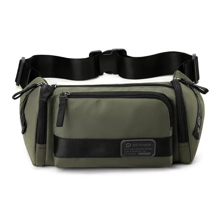 Boniu Nylon Fabric Fanny Pack Regular Unisex Multicolor-6