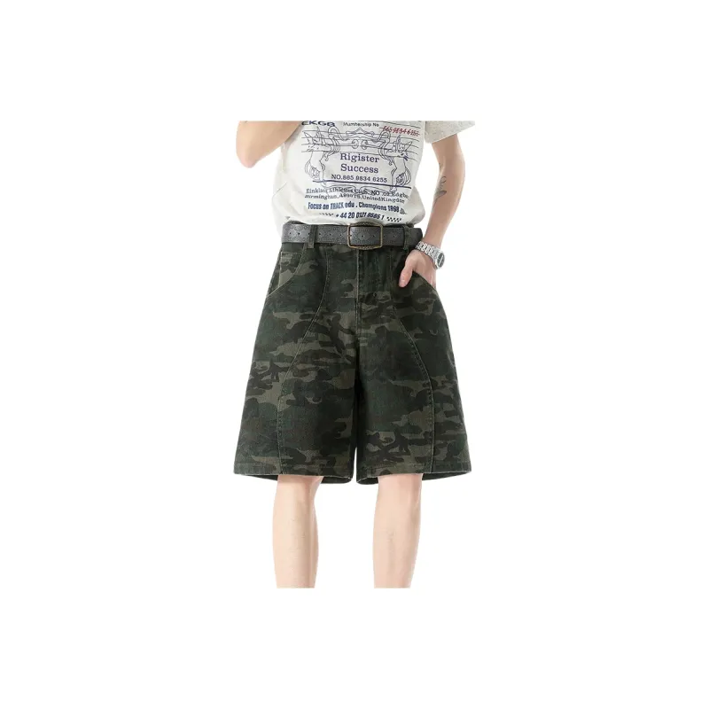 Fakeyoung Denim Shorts Unisex-0