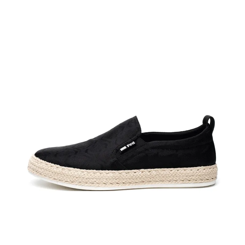 FED Breathable Low Top Casual Shoes Men's Black-0