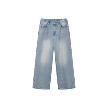 CoosRetro Jeans Men Denim Blue