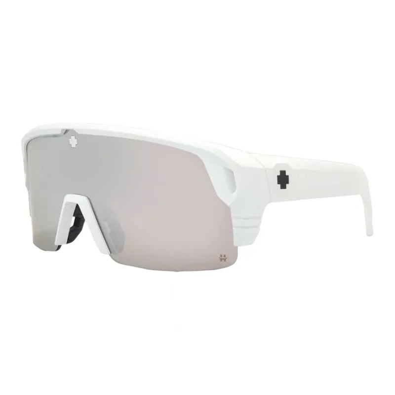 SPY Irregular Shape Sunglasses Men's White-0