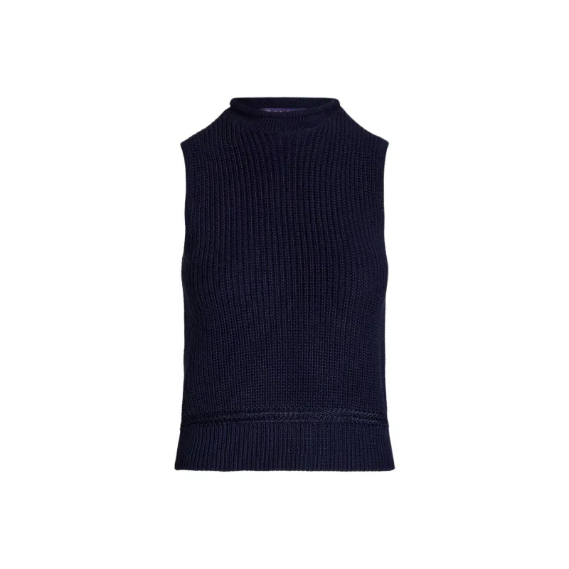 Ralph Lauren Collection Ribbed knit Top-0
