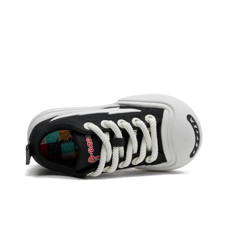 1xact Cover Skateboard Shoes Unisex Low Top White-3