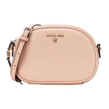 MICHAEL KORS Jet Set Cow Leather Camera Bag, Shoulder Bag Trumpets Women's Nude Pink