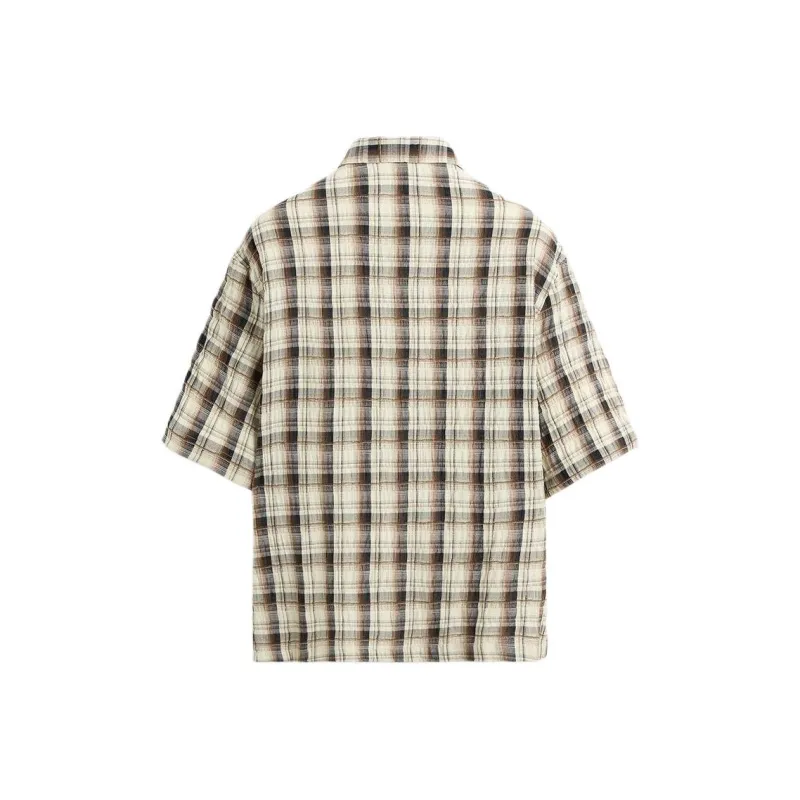 ZARA Shirts Men Brown Blue-1