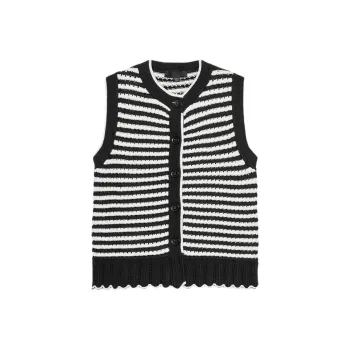 ZARA Knitwear Women's Sea Blue/White